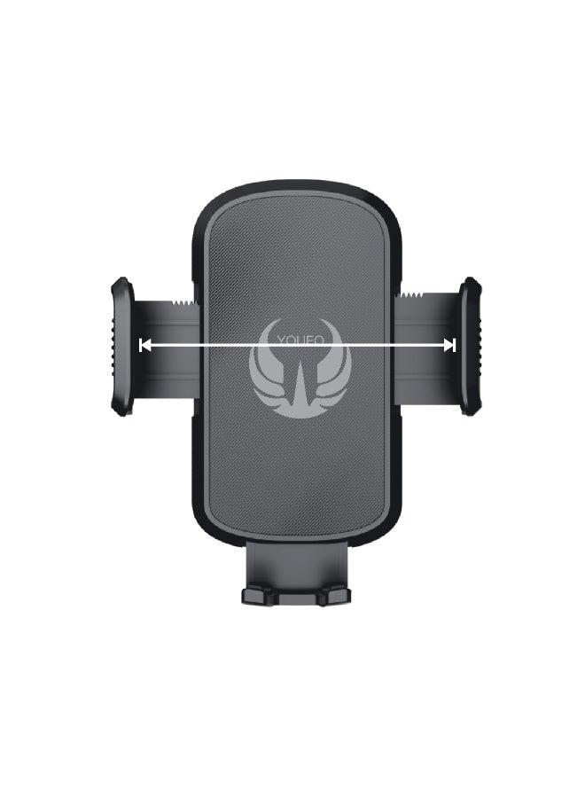 YOUFO Y4870 Car Phone Holder – 2-in-1 Design (A Whole New 2-IN-1), Cup Holder Mount, 360° Rotation and Hands-Free Convenience. - Image 5